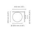 IC Lights W2 murale ou plafonnier – Démonstrateur