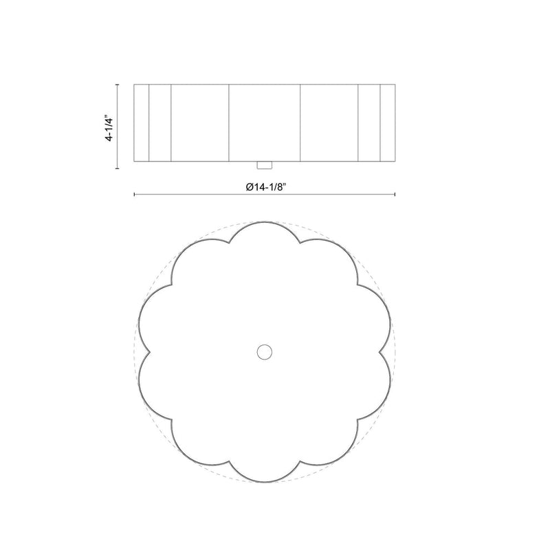 Blossom plafonnier
