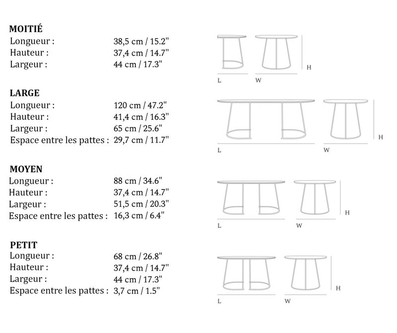 Airy table basse