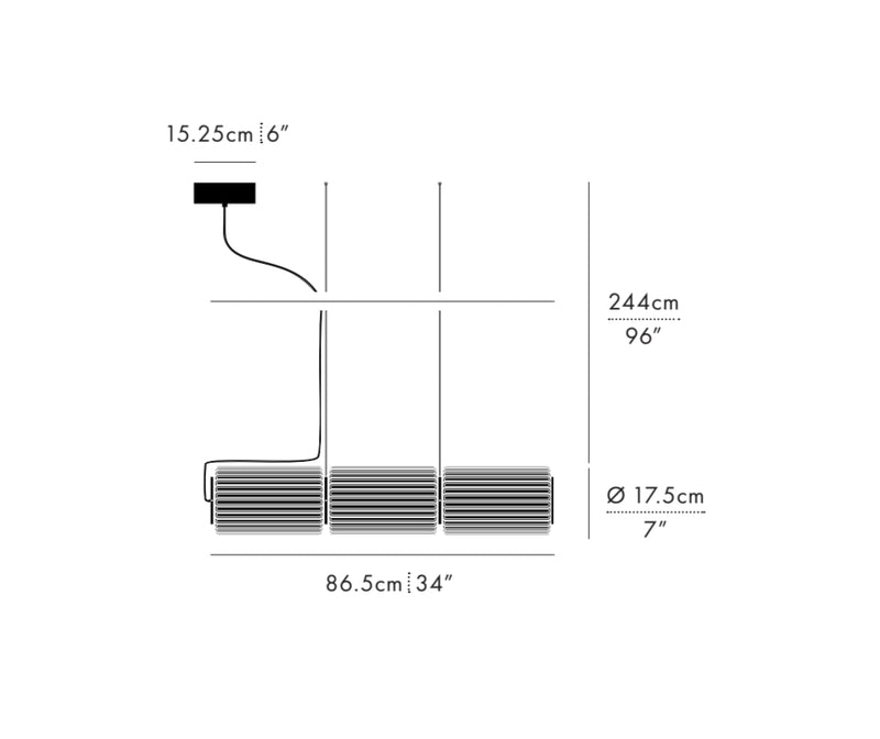 Column Horizontal suspension