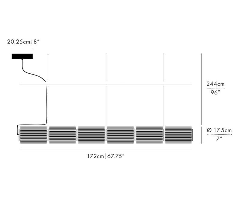 Column Horizontal suspension