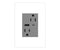 Prise XL 15A Ultra-rapide USB Type A/C