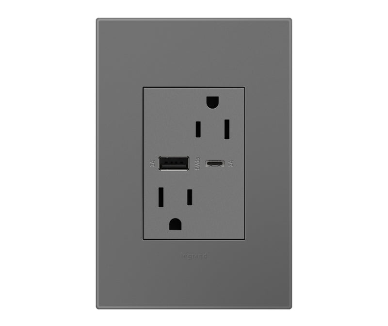 Prise XL 15A Ultra-rapide USB Type A/C