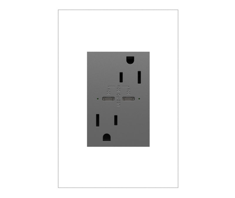 Prise XL 15A Ultra-rapide USB Type-C/C