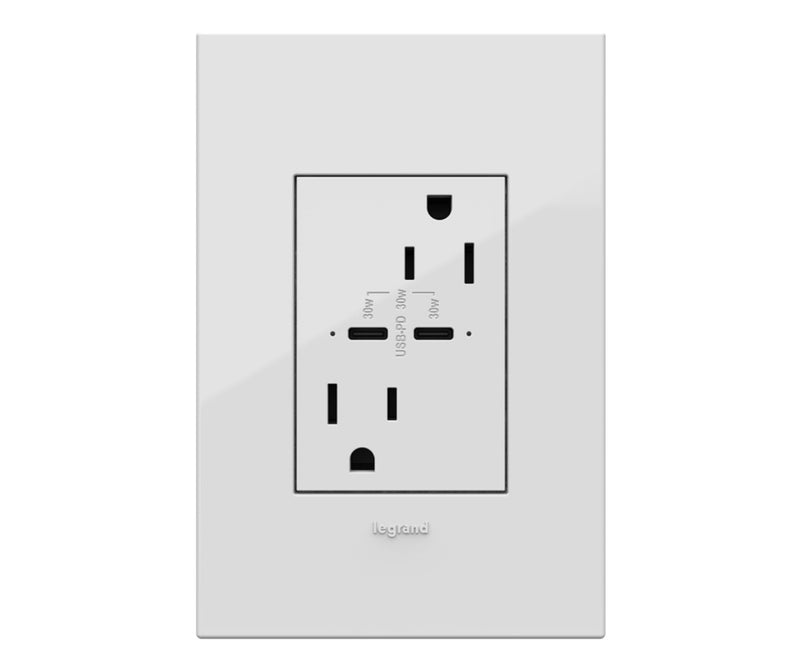 Prise XL 15A Ultra-rapide USB Type-C/C