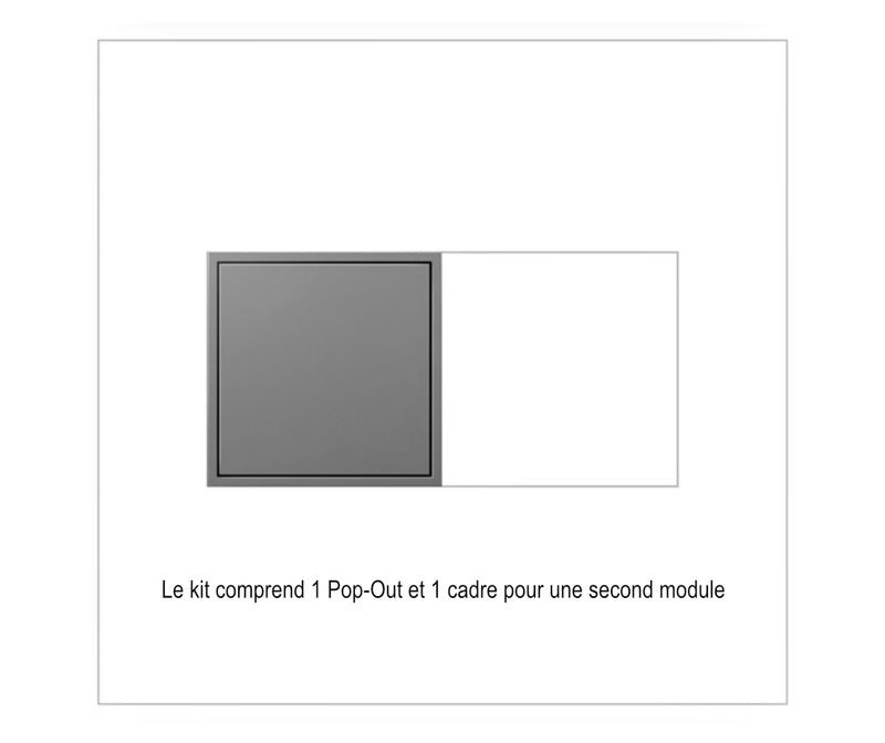 Prise Pop-Out 2-Gang 15A–20A