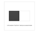 Prise Pop-Out 2-Gang 15A–20A