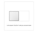 Prise Pop-Out 2-Gang 15A–20A