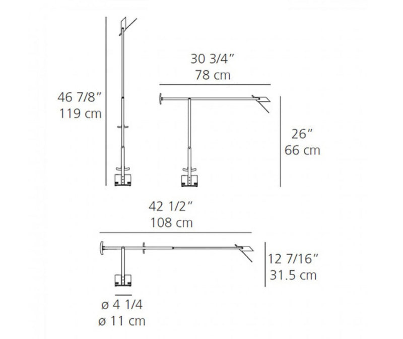 Tizio Classic de table