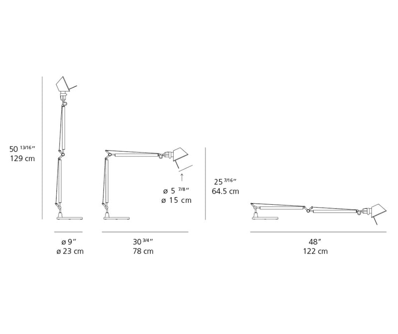 Tolomeo Classic DEL de table