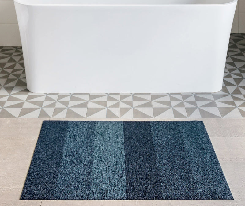 Tapis marbré Stripe Baie Bleue