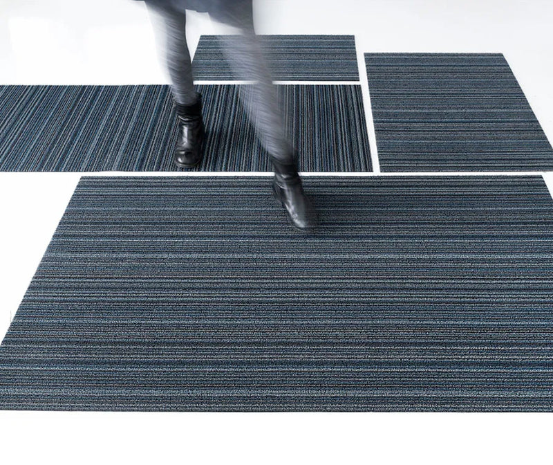 Tapis Skinny Stripe Bleu