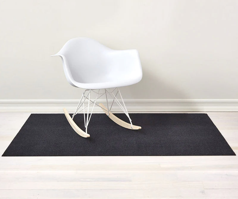 Tapis Solid Shag Noir