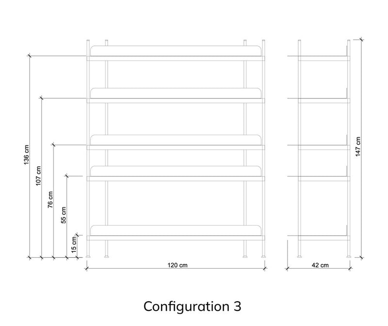 Compile étagère