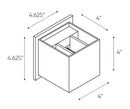 Cubix murale pour extérieur