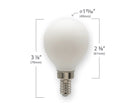 Ampoule DEL G14 gradation à chaud E12