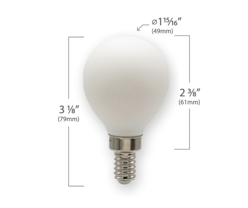 Ampoule DEL G14 gradation à chaud E12