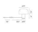 Bellhop Glass T de table