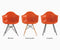 Eames Fauteuil plastique moulé