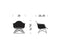 Eames Fauteuil bas LAR plastique moulé