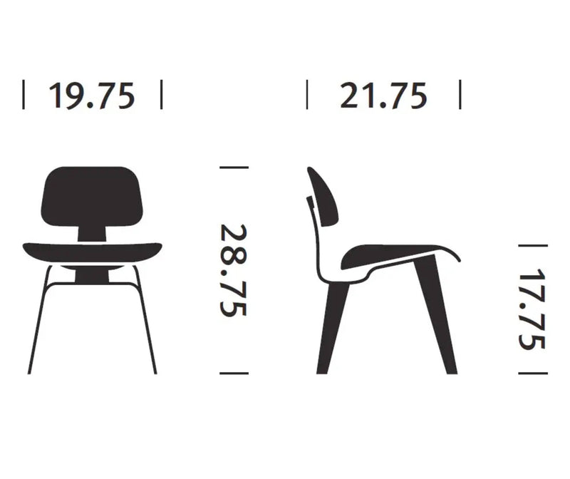 Eames Chaise DCW contreplaqué