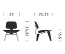 Eames x HAY Fauteuil LCW contreplaqué moulé