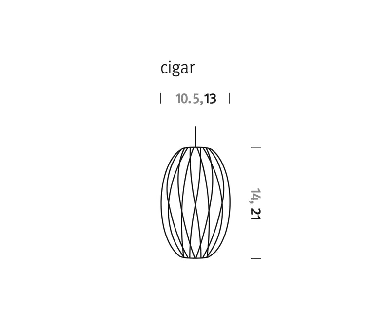 Nelson Cigar Crisscross Bubble suspension