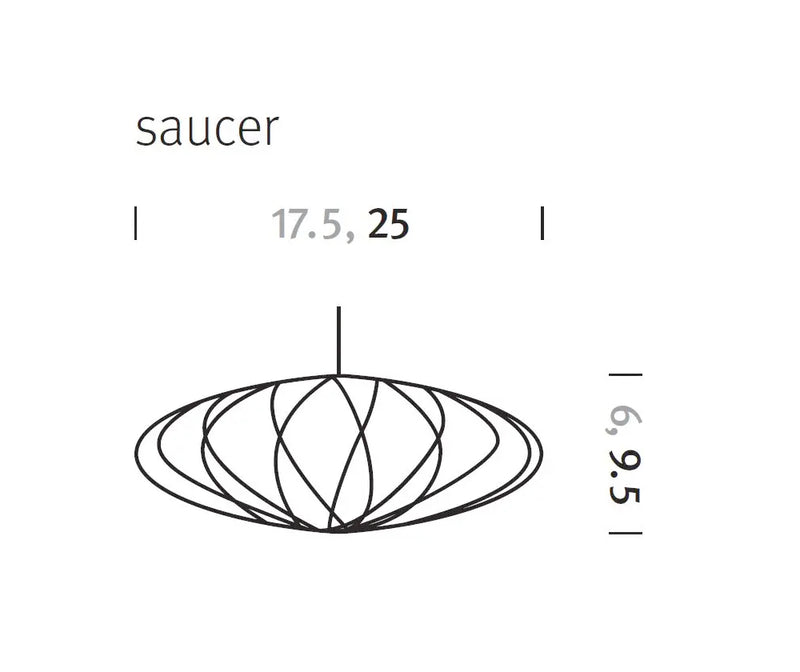 Nelson Saucer Crisscross Bubble suspension