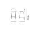 Fiber tabouret hauteur comptoir