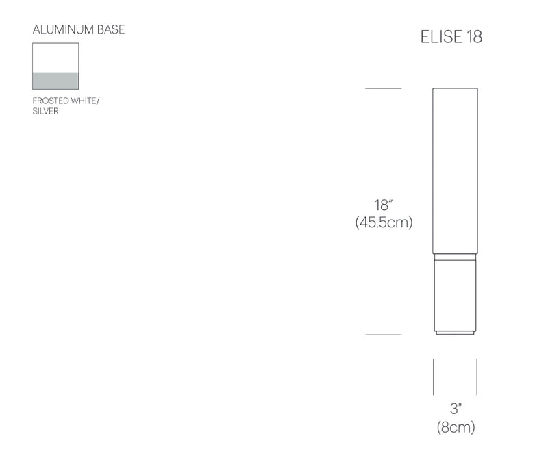 Elise de table 18" - Démonstrateur