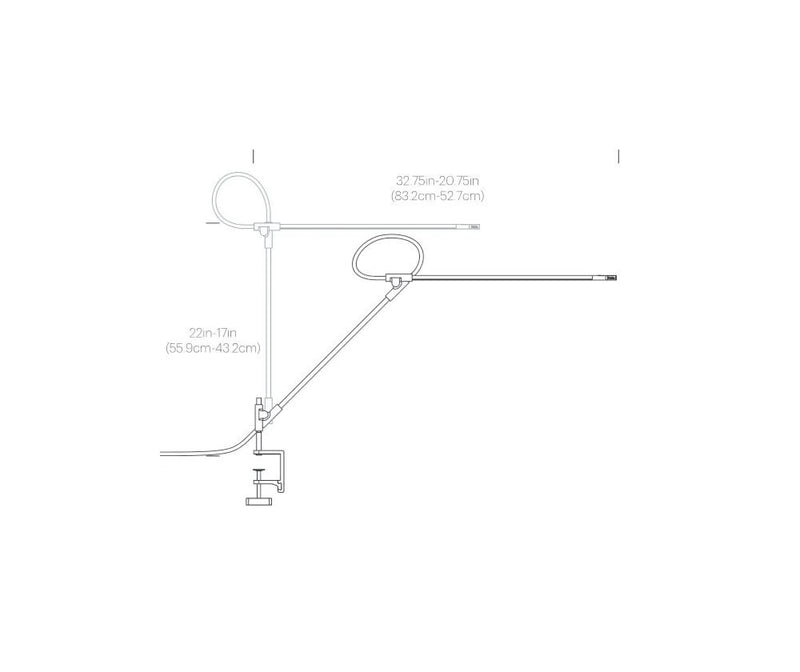 Superlight de table avec étau