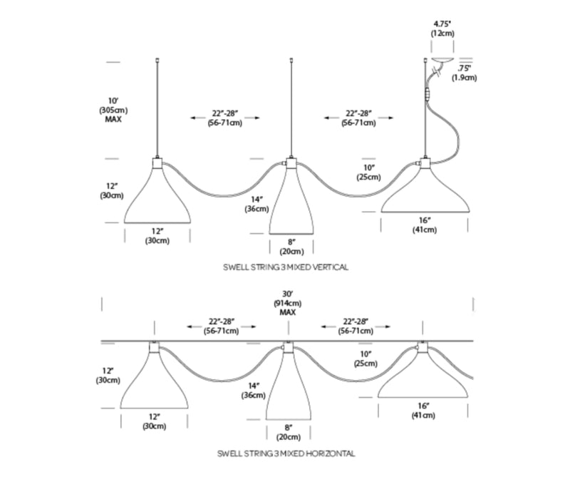 Swell String 3 Mix suspension