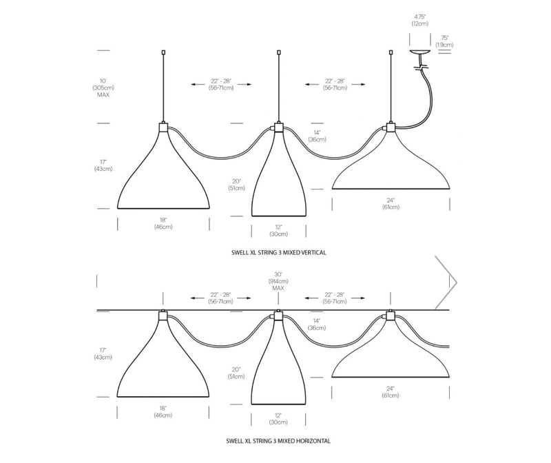 Swell String 3 Mix suspension