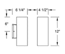 Évolution Cylindrique murale pour extérieur