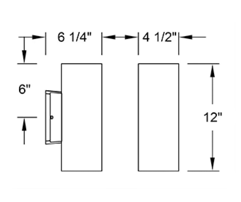 Évolution Cylindrique murale pour extérieur