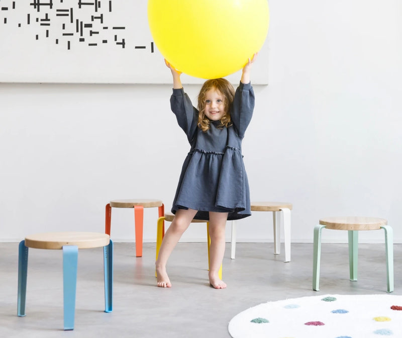 LOU Mini tabouret chêne