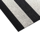 Tapis Bold Stripe Blanc – Noir