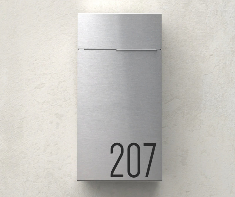 City S – Acier inox boite aux lettres