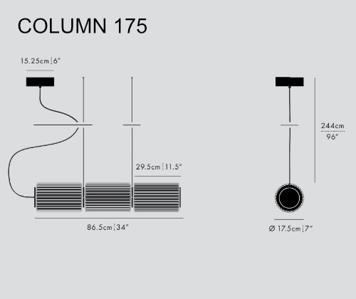 Column Horizontal suspension